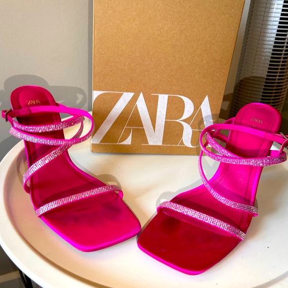 Zara sandals worn once 41 - Picture 1 of 3